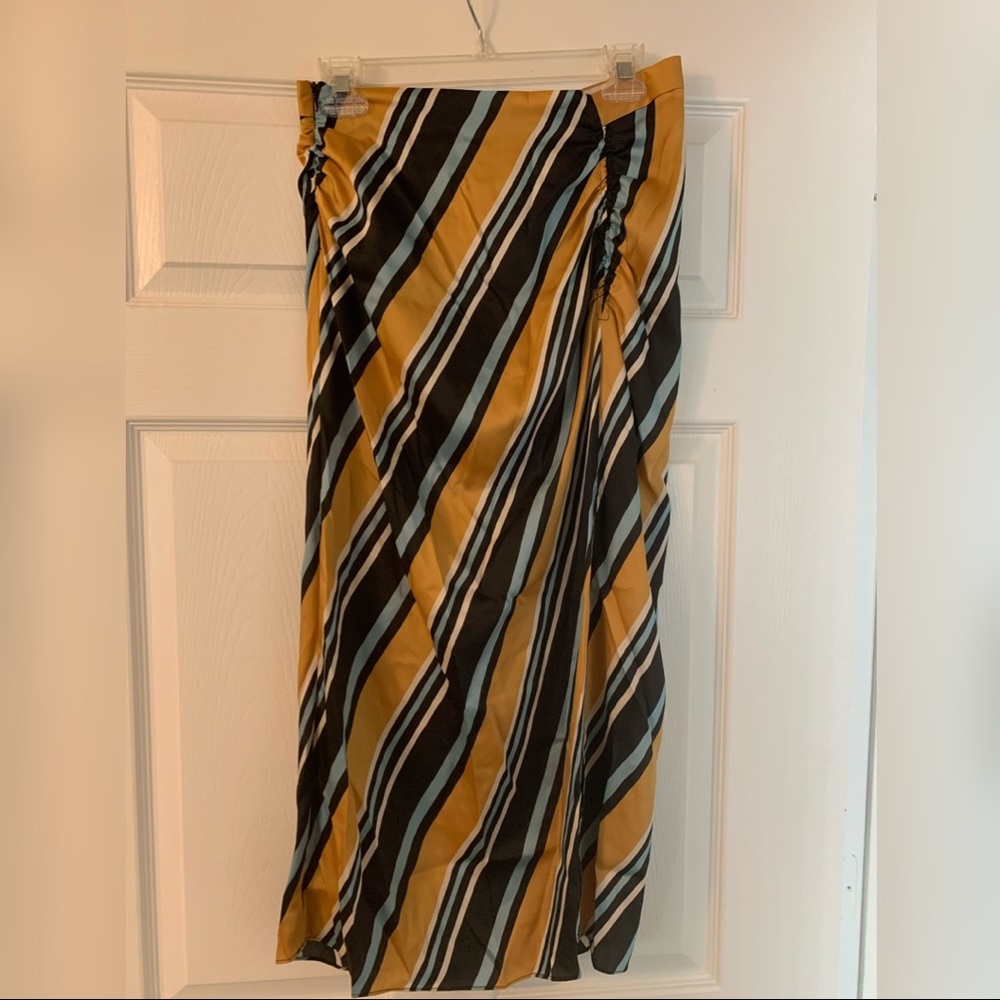 Multicolor slit Zara skirt